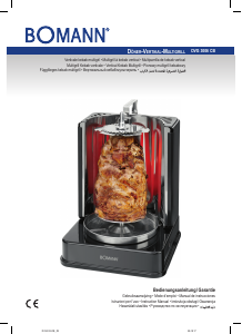 Manual de uso Bomann DVG 3006 CB Asador de döner