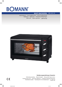 Manuale Bomann MBG 6023 CB Forno