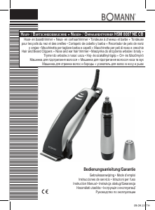 Manual de uso Bomann HSM 8007 NE CB Barbero