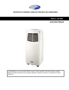 Manual Whynter ARC-08WB Air Conditioner