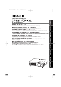 Manual Hitachi CP-S317W Projector