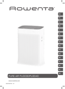 Manual Rowenta PU3030F0 Pure Air Purificator de aer