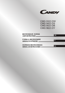 Manuale Candy CMG 9623 DY Microonde