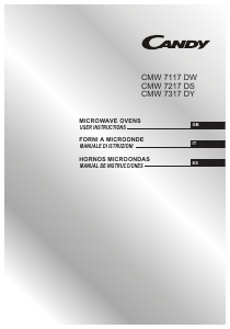 Manuale Candy CMW 7117 DW Microonde