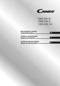 Manual de uso Candy CMG 20D VG Microondas