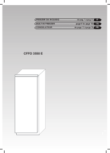 Manuale Candy CFFO 3550 E Congelatore