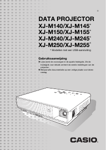 Handleiding Casio XJ-M250 Beamer