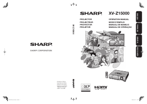 Handleiding Sharp XV-Z15000 Beamer