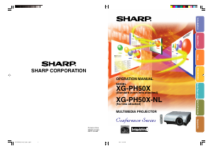 Manual Sharp XG-PH50X Projector