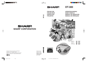 Manual Sharp DT-300 Projector