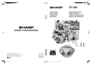 Handleiding Sharp DT-300 Beamer