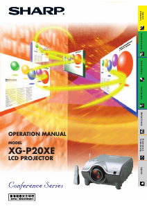 Manual Sharp XG-P20XE Projector