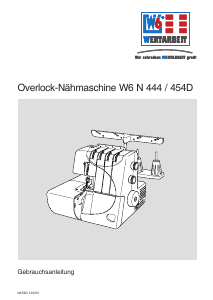 Bedienungsanleitung W6 N 444 Nähmaschine