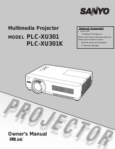 Handleiding Sanyo PLC-XU301K Beamer