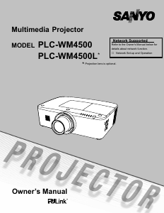 Handleiding Sanyo PLC-WM4500 Beamer