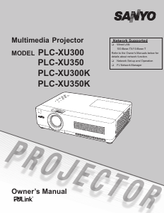 Manual Sanyo PLC-XU350K Projector