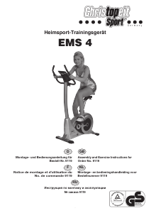 Manual Christopeit EMS 4 Exercise Bike