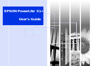 Manual Epson PowerLite S1+ Projector