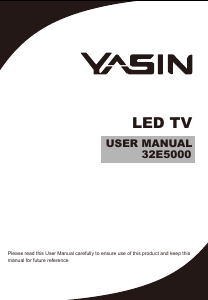 Handleiding Yasin 32E5000 LED televisie
