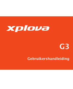 Handleiding Xplova G3 Fietscomputer