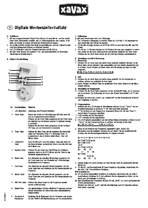 Manual Xavax 00111909 Time Switch