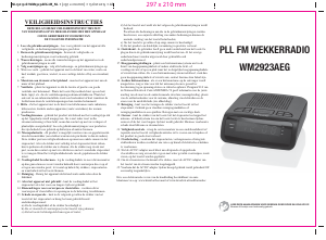 Handleiding Watshome WM2923AEG Wekkerradio