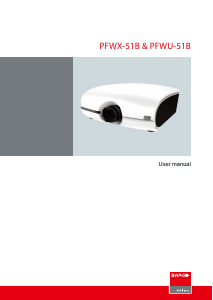 Manual Barco PFWU-51B Projector