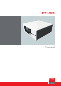 Manual Barco PJWU-101B Projector
