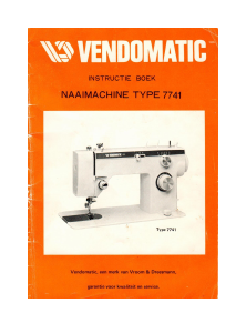 Handleiding Vendomatic 7741 Naaimachine