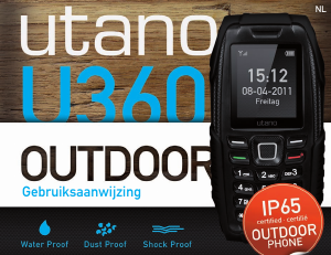 Handleiding utano U360 Outdoor Mobiele telefoon