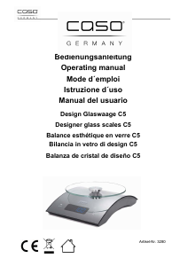 Manual Caso C5 Kitchen Scale