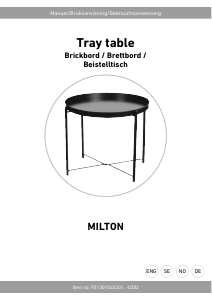 Manual Rusta Milton Side Table