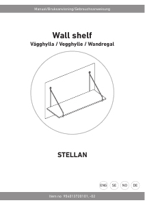 Bedienungsanleitung Rusta Stellan (25x58x26) Wandregal