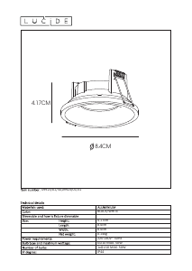 Hướng dẫn sử dụng Lucide 09923/01/31 Ziva Đèn