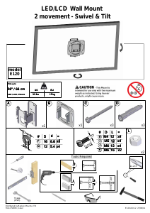 说明书 BarkanE120壁挂支架