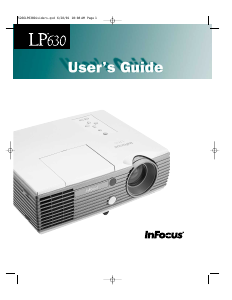 Manual InFocus LP630 Projector