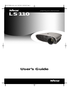 Manual InFocus LS110 Projector