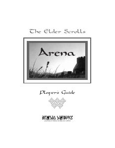Manual PC The Elder Scrolls - Arena