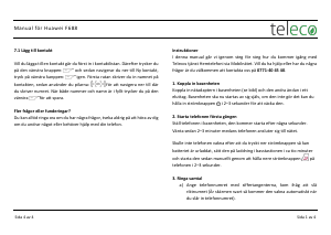 Bruksanvisning Huawei F688 (Teleco) Trådlös telefon