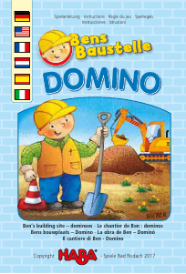 Manuale Haba 303593 Bens building site - Domino Gioco da tavolo