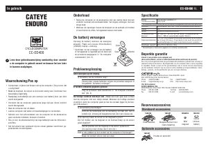 Handleiding Cateye CC-ED400 Enduro Fietscomputer