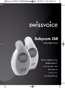 Handleiding Swissvoice Babycom 268 Babyfoon