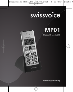 Bedienungsanleitung Swissvoice MP-01 Handy