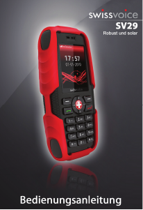 Bedienungsanleitung Swissvoice SV29 Handy