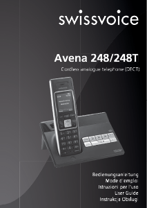 Bedienungsanleitung Swissvoice Avena 248T Schnurlose telefon