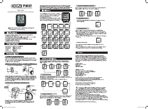 Manuál Contec CBC-464 Cyklistický tachometr