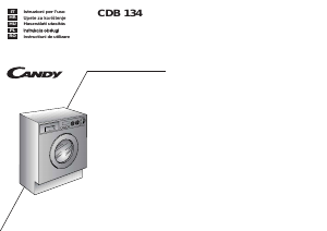 Manual Candy CDB 134-SY Mașină de spalat cu uscator