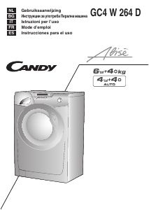 Manuale Candy GC4 W264D-S Lavasciuga