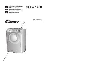 Manual Candy GO W1458/1-37S Washer-Dryer