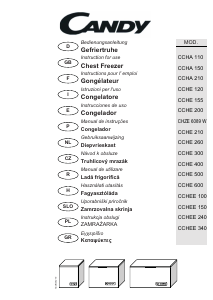 Instrukcja Candy CCHEE 240 Zamrażarka